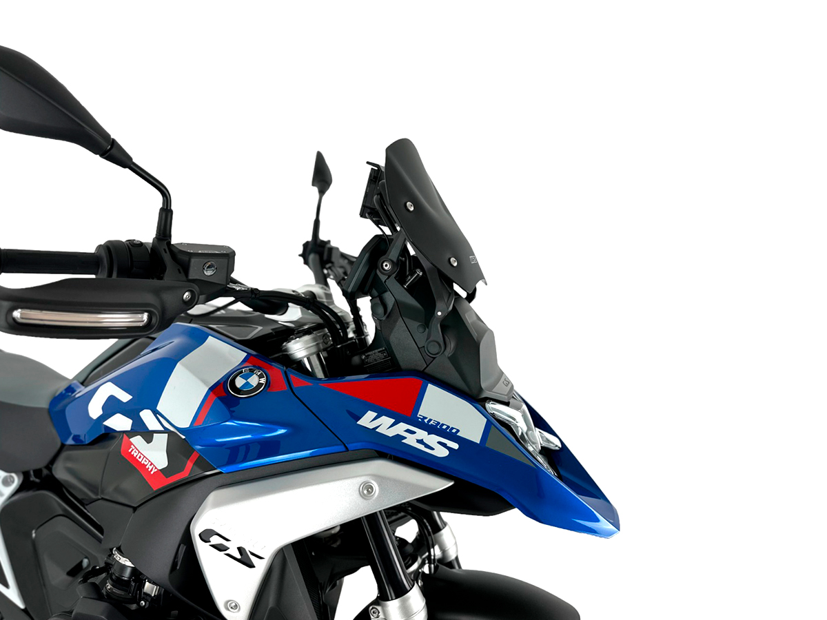 Plexi motocyklu WRS SPORT pro BMW R 1300 GS ABS rok 2023-2024 barva tmavě černá