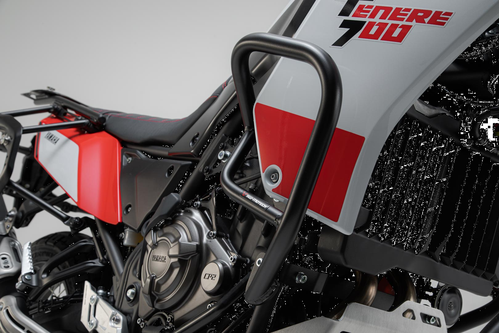 Padací rám motocyklu SW-MOTECH CRASH BAR pro YAMAHA TENERE 700 rok 2019-2024 VIZ POPIS barva černá