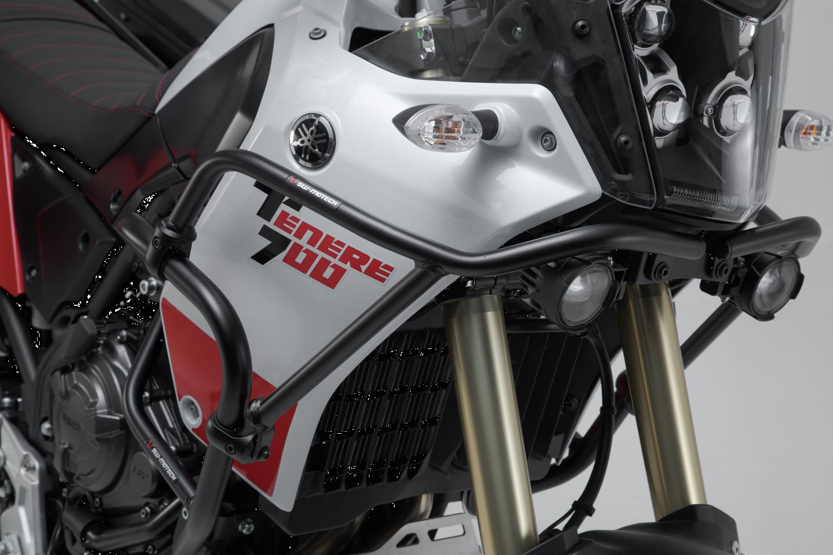 Horní padací rám motocyklu SW-MOTECH CRASH BAR pro YAMAHA XTZ 690 rok 2019-2022 VIZ POPIS barva černá
