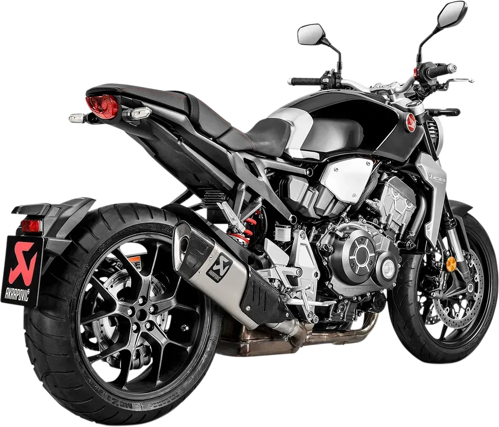 Koncovka výfuku motocyklu AKRAPOVIČ SLIP-ON SERIES MUFFLERS pro HONDA CB 1000 R rok 2018-2024, homologovaná