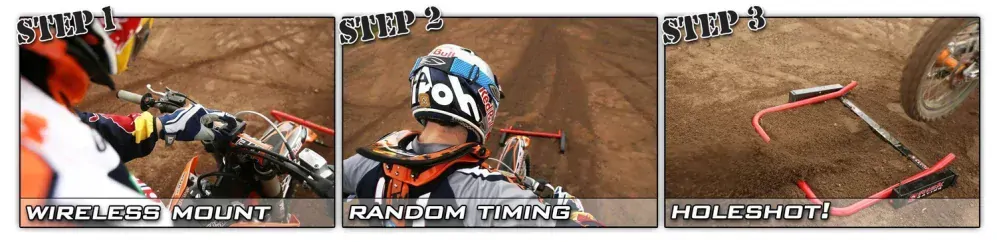 Startovací brána na dálkové ovládání RISK RACING HOLESHOT GATE