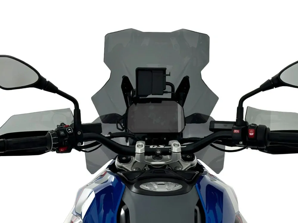 Deflektory motocyklu WRS pro BMW R R 1300 GS ABS rok 2024 viz popis, barva tmavě kouřová - pár