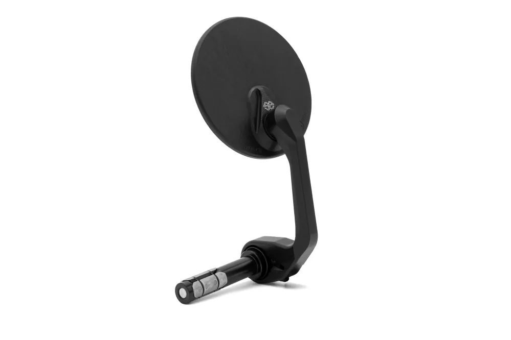 Motocyklové zpětné zrcátko do řidítek / zrcátko motocyklu GILLES TOOLING GT MIRROR MOON M04-01-BD - barva černá - 1 kus - L / P