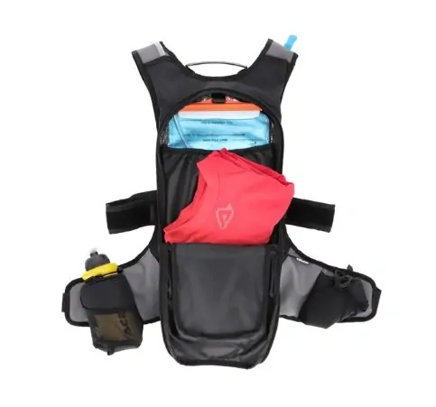 Batoh s picím vakem / picí vak ACERBIS X-STORM LOGO objem batoh 14,5 L / objem picího vaku 3 L, barva černá/šedá/žlutá fluo  
