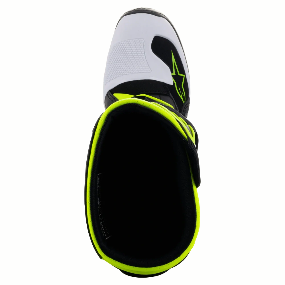 Dětské motokrosové boty / MX obuv ALPINESTARS TECH 7S barva černá/modrá/žlutá fluo 