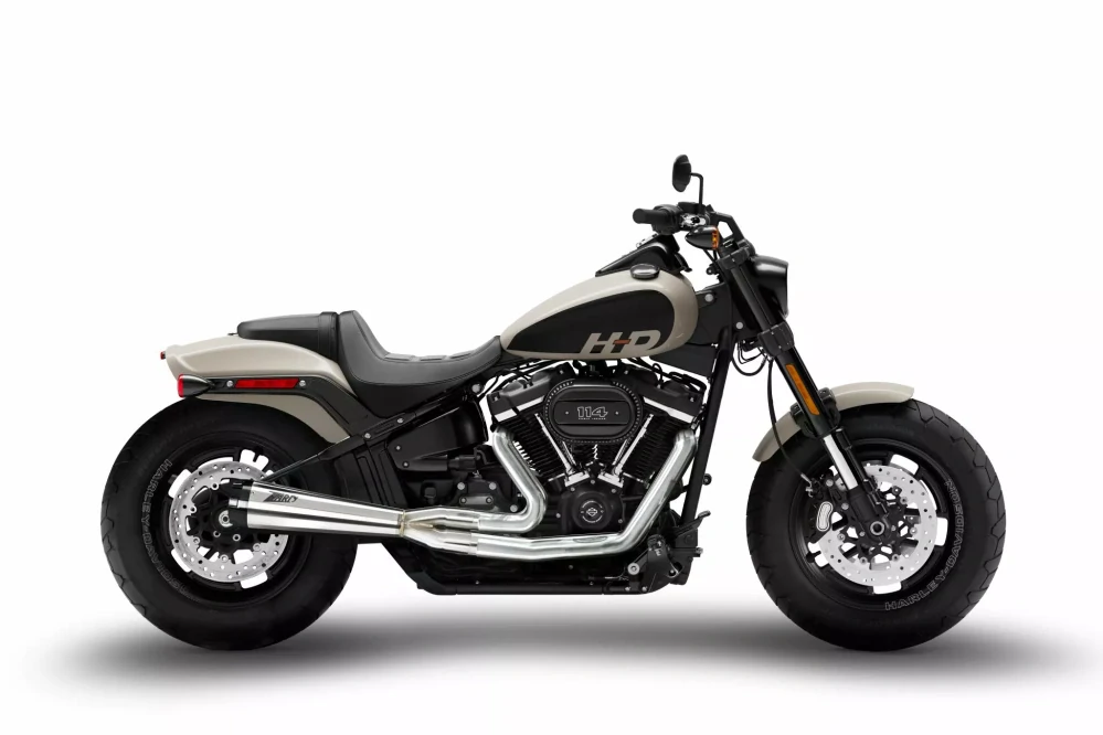 Výfukový systém motocyklu ZARD FULL KIT EXHAUST SYSTEM 2:1 pro motocykl HARLEY DAVIDSON STREET BOB 114 rok 2017-2024 viz popis, barva leštěný chrom / černá koncovka