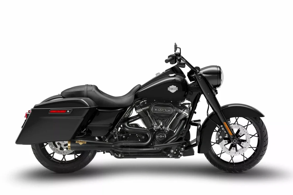 Výfukový systém motocyklu ZARD FULL KIT EXHAUST SYSTEM 2:1 pro motocykl HARLEY DAVIDSON M8 TOURINGS (STREET GLIDE / ROAD KING / ROAD GLIDE) rok 2017-2023 viz popis, limitovaná edice 120TH barva černá/mosazné zakončení 