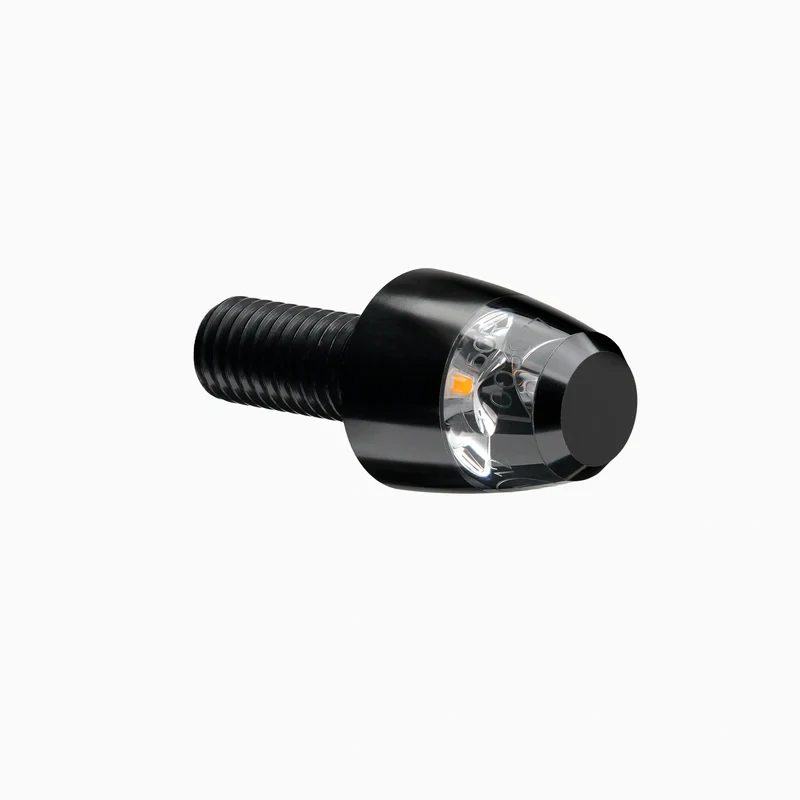 Homologovaný led motocyklový blinkr  MOTOGADGET MO.BLAZE PIN pozice montáže zadní nebo přední, balení 1 kus, barva černé tělo/čiré zakončení blinkru  
