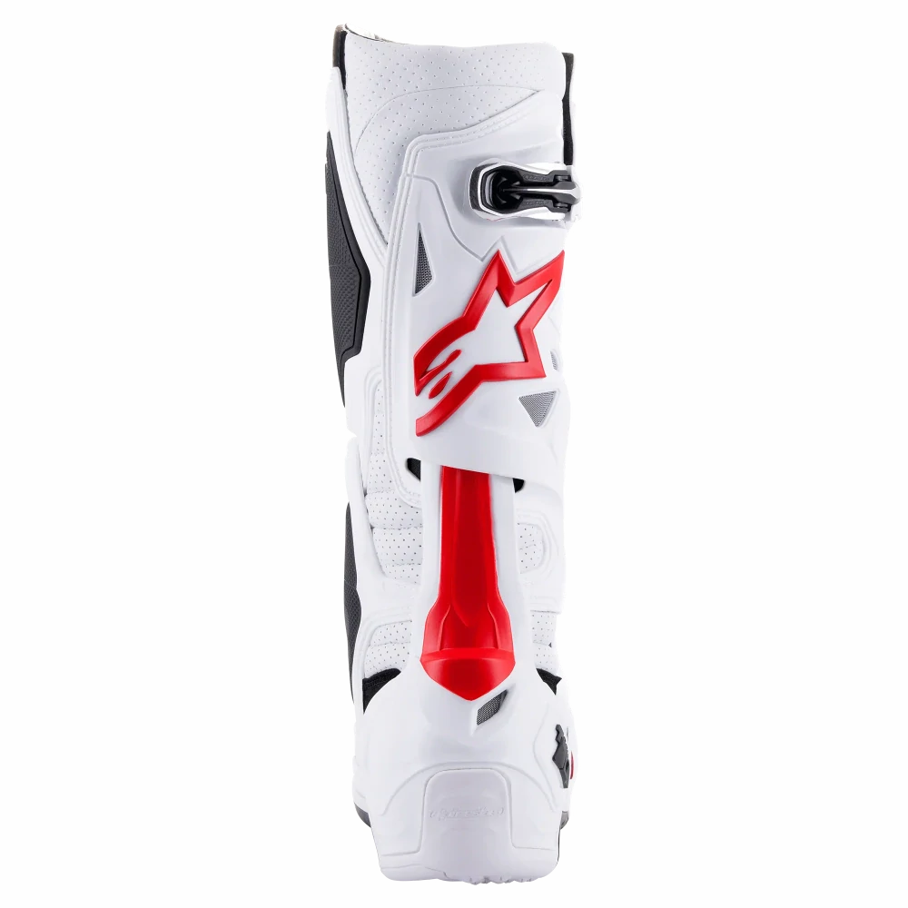 Ventilační motokrosové boty s vnitřní botičkou ALPINESTARS TECH 10 SUPERVENTED VENTILAČNÍ barva bílá/červená/černá