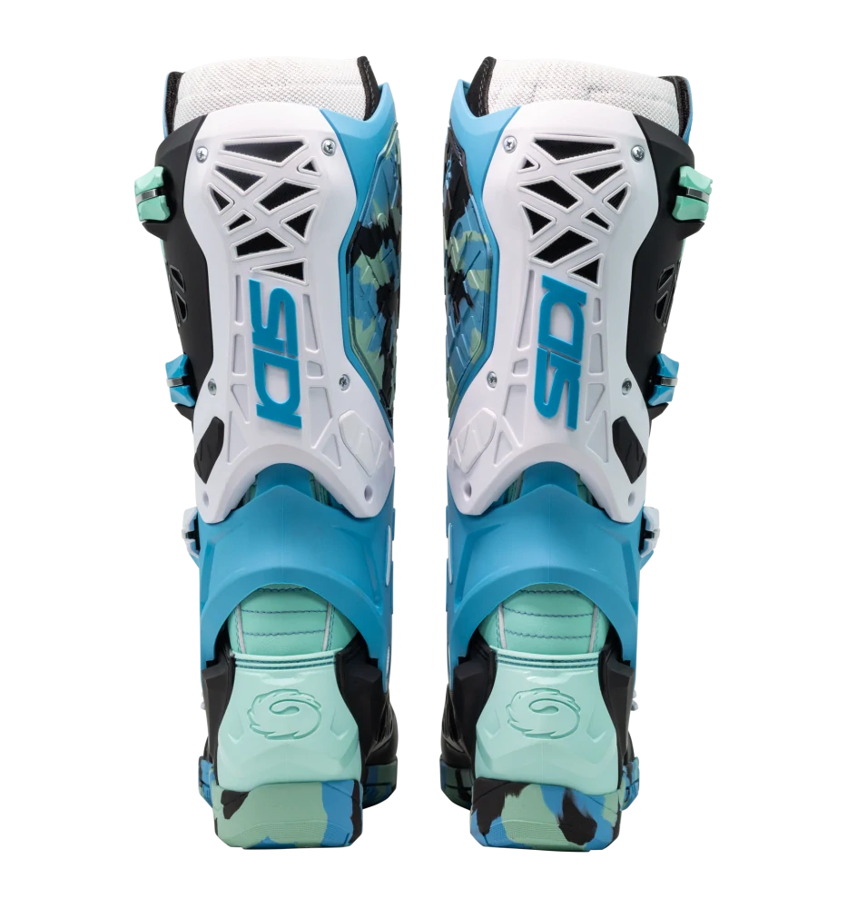 Motokrosové / enduro boty SIDI CROSSAIR X barva messy/cyan, pár