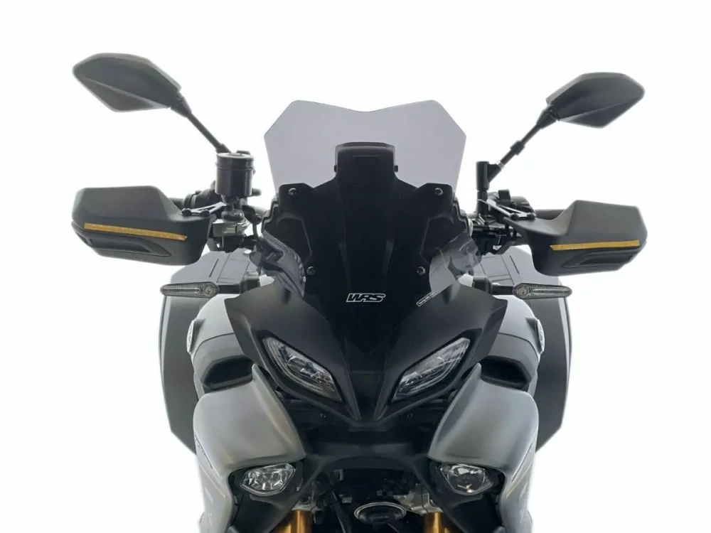 Motocyklové plexi / čelní plexi motocyklu WRS WINDSCREEN SPORT YA039FS pro YAMAHA TRACER 9 GT+ rok 2024 barva tmavě kouřová, výška plexi 40 cm