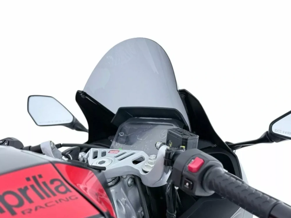 Motocyklové plexi / čelní plexi motocyklu WRS verze RACE AP016F pro motocykly APRILIA RS 457 rok 2024 barva kouřová