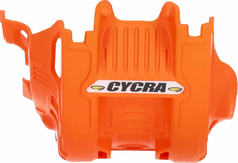 Kryt pod motor motocyklu CYCRA FULL ARMOR SKID PLATES 1CYC-6249-22 pro KTM XC-F 350 I rok 2023-2024 oranžový