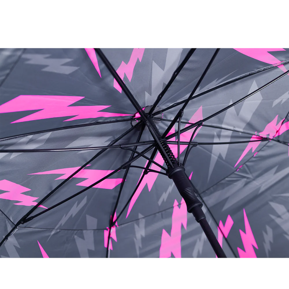 Deštník MUC-OFF BOLT UMBRELLA rozpětí 130 cm barva černá/růžová 