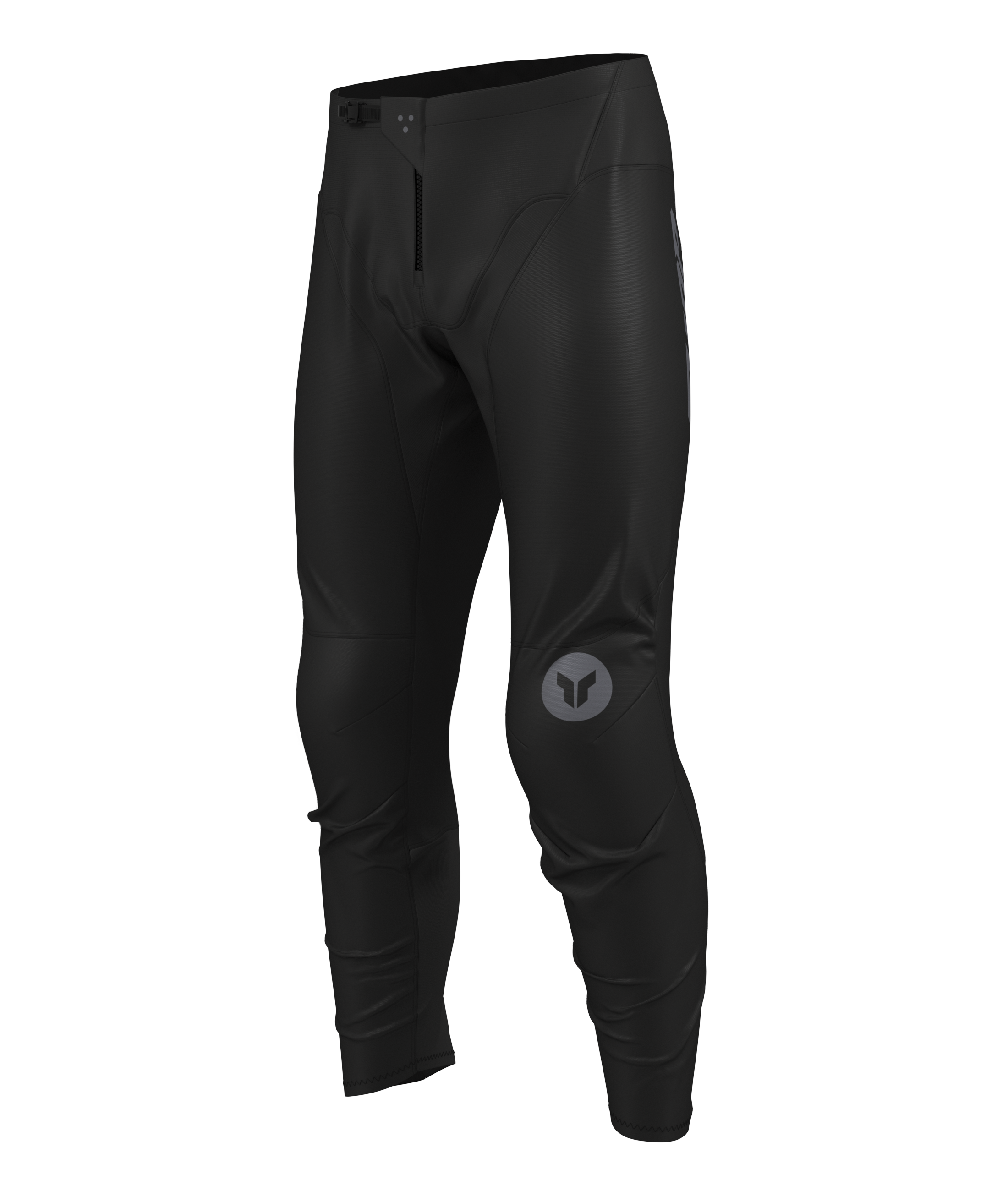Dětské motokrosové kalhoty THOR RIDEMODE RACEWEAR MENACE barva černá/šedá 