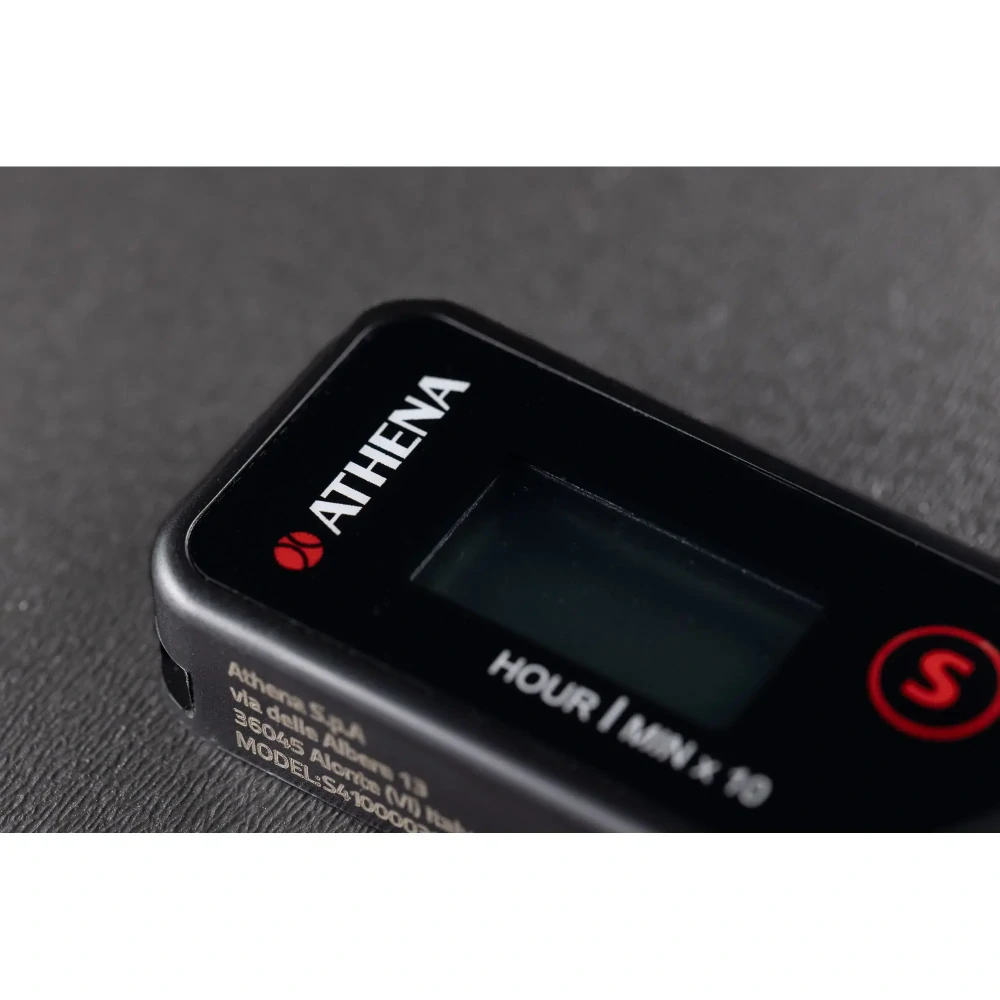 a Bezdrátový měřič motohodin ATHENA HOUR METER S410000395003 barva černá, IP67