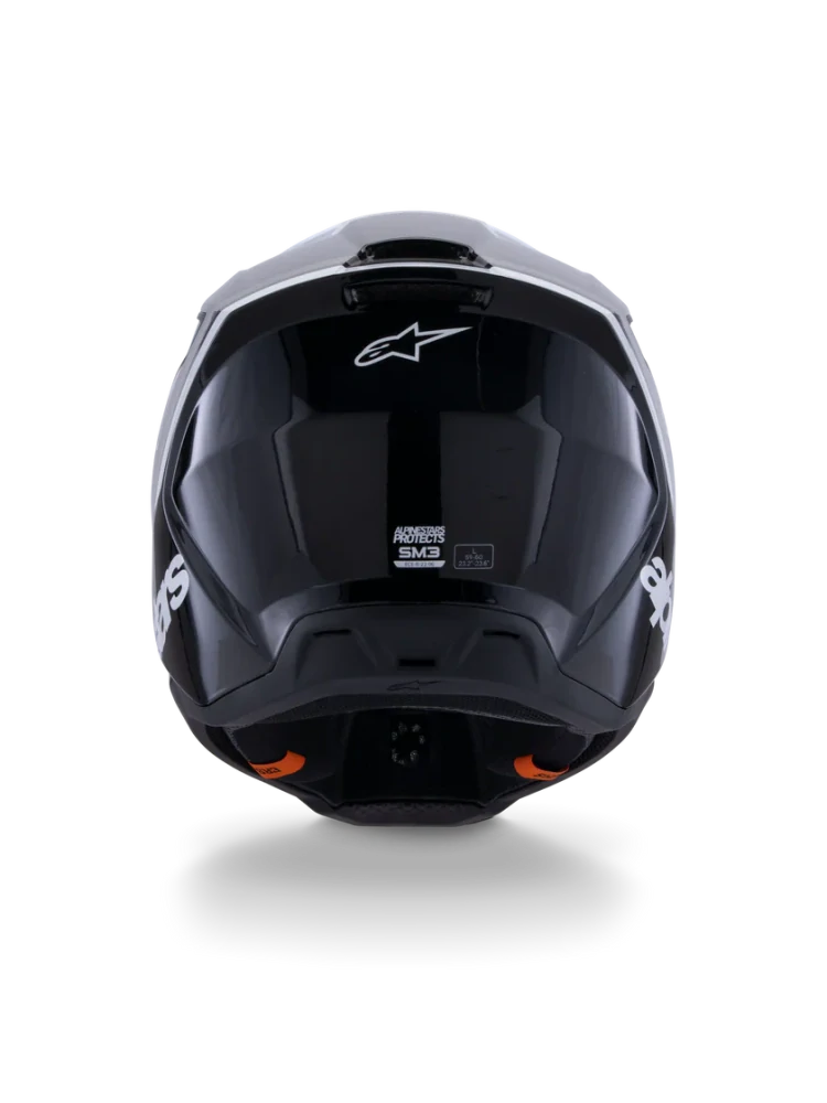 Motokrosová přilba ALPINESTARS SM3 / SM-3 / S-M3 / 8300726-1546 RADIUM černá/bílá/šedá