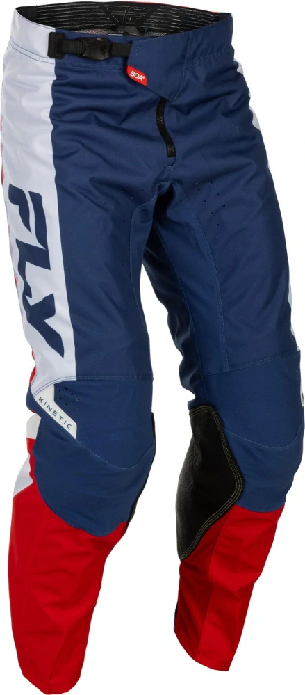Motokrosové / enduro kalhoty FLY RACING KINETIC barva červená/bílá/modrá