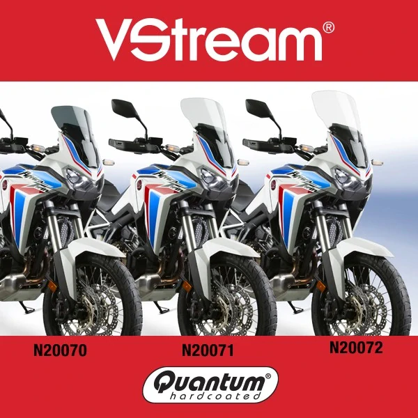 Plexi motocyklu NATIONAL CYCLE verze standard N20072 pro HONDA CRF 1100 AFRICA TWIN STANDART barva čirá, výška plexi 47 cm