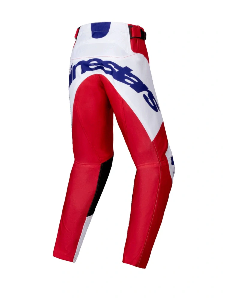 a Dětský motokrosový komplet kalhot a dresu ALPINESTARS RACER MELT barva červená/bílá velikost 26+L