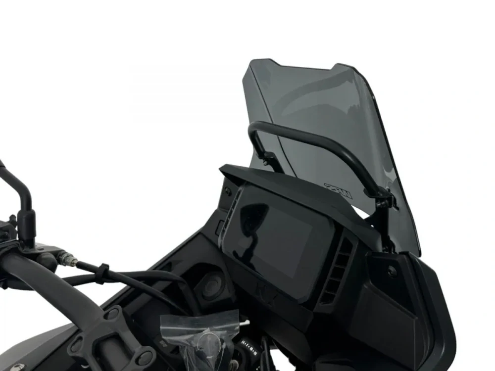 Plexi motocyklu WRS pro HONDA NX 400 rok 2024-2025 výška plexi 27 cm, barva tmavě kouřová
