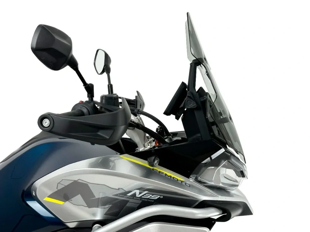 Plexi motocyklu WRS pro CF MOTO 700 MT ADV rok 2024-2026 verze TOURING výška 52,3 cm, barva kouřová