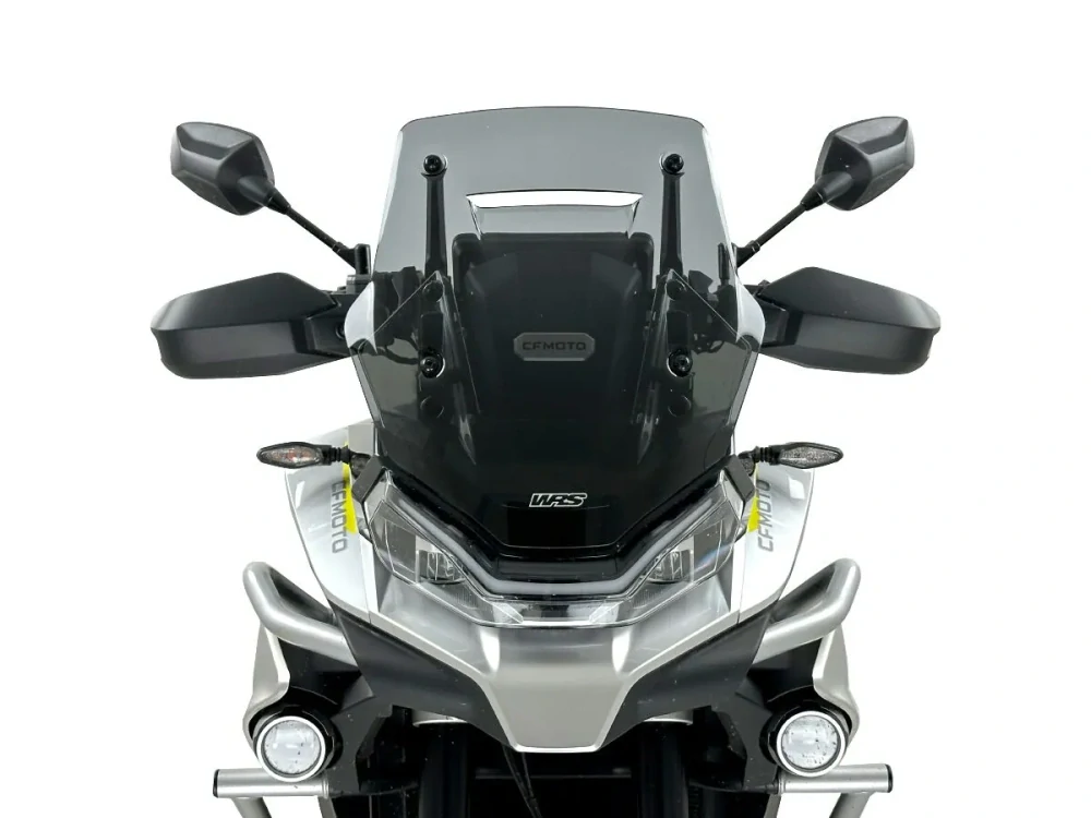 Plexi motocyklu WRS pro CF MOTO 800 MT rok 2022-2026 verze SPORT výška 41,7 cm, barva tmavě kouřová