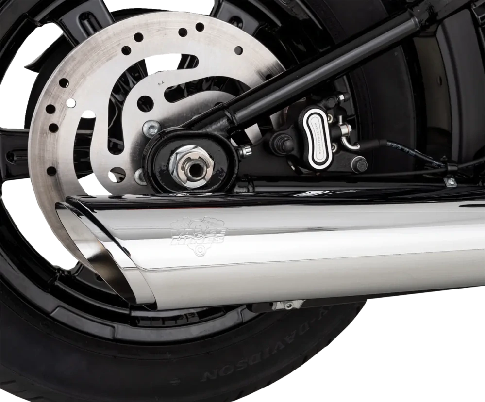 Koncovka výfuku VANCE & HINES TWIN SLASH SLIP ON pro HARLEY DAVIDSON SOFTAIL rok 2025 viz popis, barva chromová