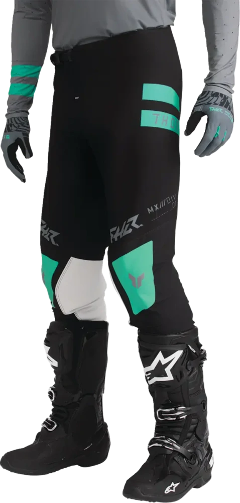 Lehké a pružné motokrosové - enduro kalhoty THOR SPORTMODE MIND barva černá/šedá 
