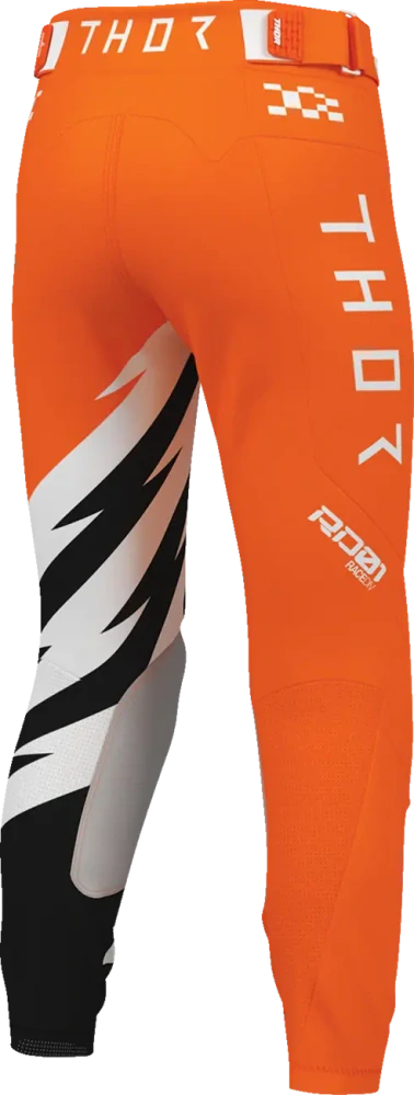 A Dětský sportovní motokrosový komplet kalhot a dresu THOR LAUNCHMODE SHOCKIE barva oranžová/černá velikost 24+M