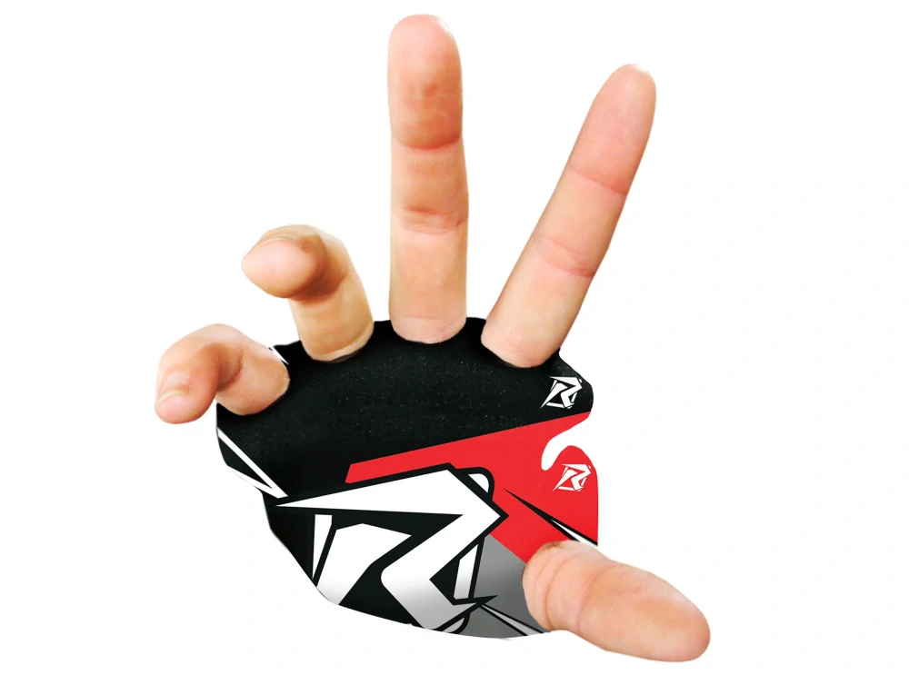 a Chrániče dlaní / vložky do rukavic proti puchýřům  RISK RACING PALM SAVER PROTECTOR barva černá/bílá - 1 pár vel. XL