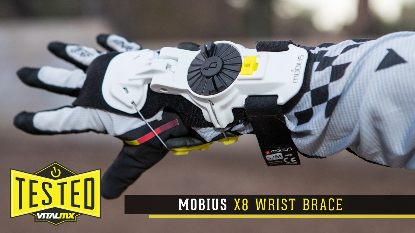 Ortéza na zápěstí MOBIUS X8 šedá vel. S/M