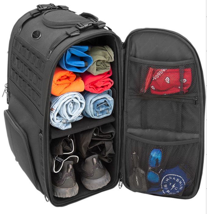 Zadní brašna na sedadlo pro Chopper Saddlemen  S3500 Tactical Sissy Bar Bag