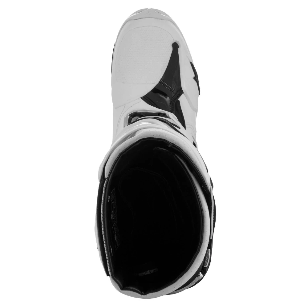 Ventilační motokrosové boty s vnitřní botičkou ALPINESTARS TECH 10 SUPERVENTED VENTILAČNÍ barva bílá
