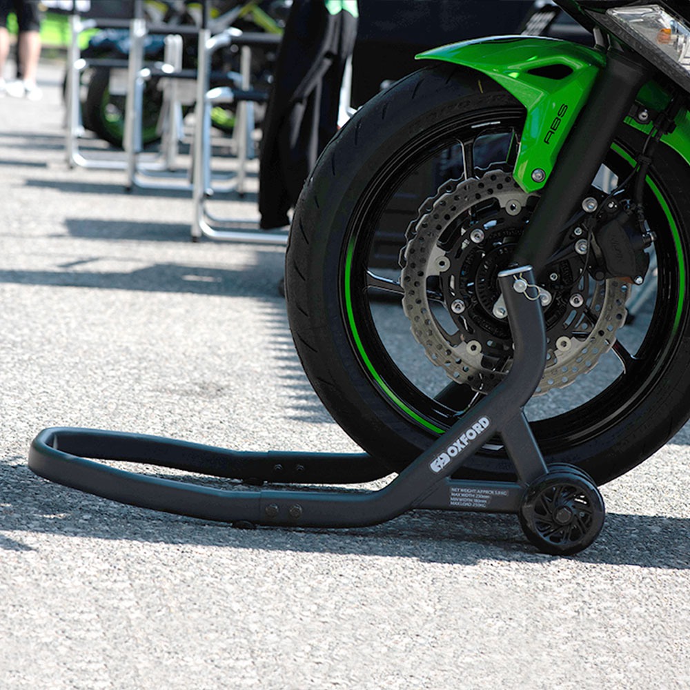 Přední motocyklový stojan OXFORD ZERO-G barva černá 