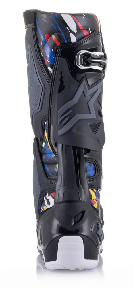 Motokrosové boty ALPINESTARS TECH 10 limitovaná edice RENEN černá/šedá/bílá/multicolor