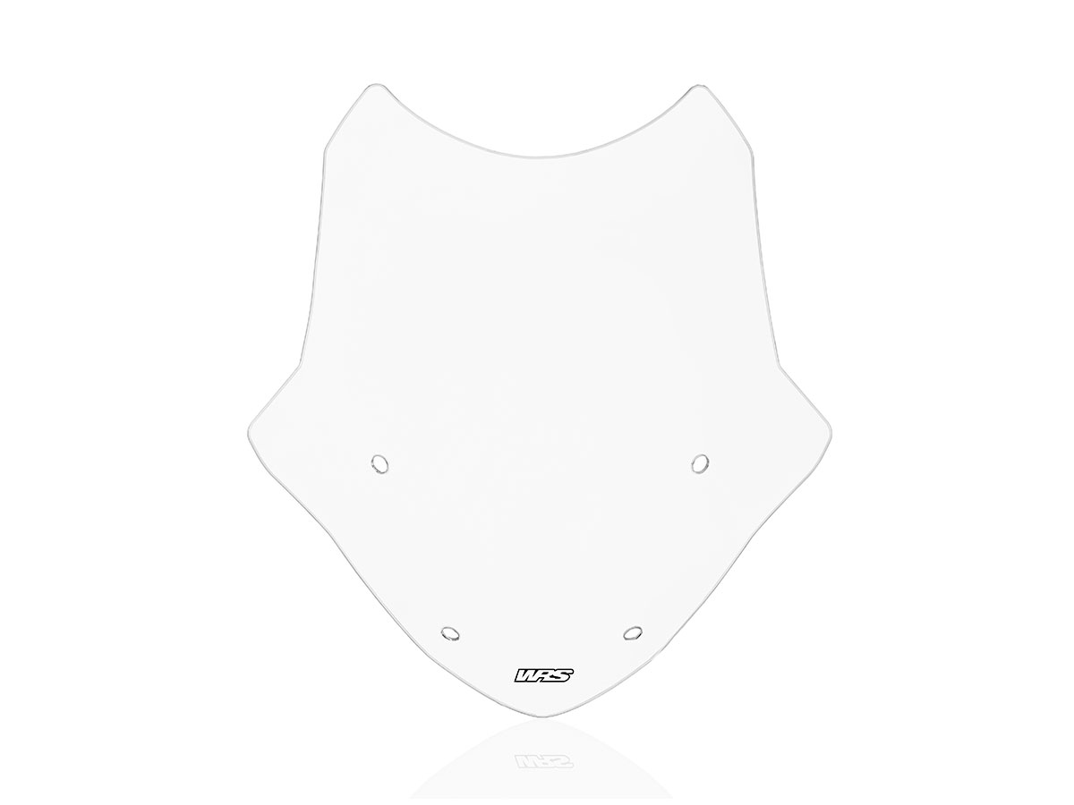 Plexi motocyklu WRS TOURING pro BMW R 1250 RT ABS rok 2021-2023, výška 64 až 71 cm, šířka 66 cm, barva čírá