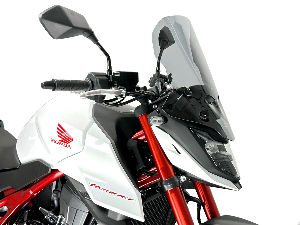 Plexi motocyklu WRS TOURING pro HONDA CB 750 ABS R rok 2023, výška 43 cm, šíře 35 cm, barva kouřová 