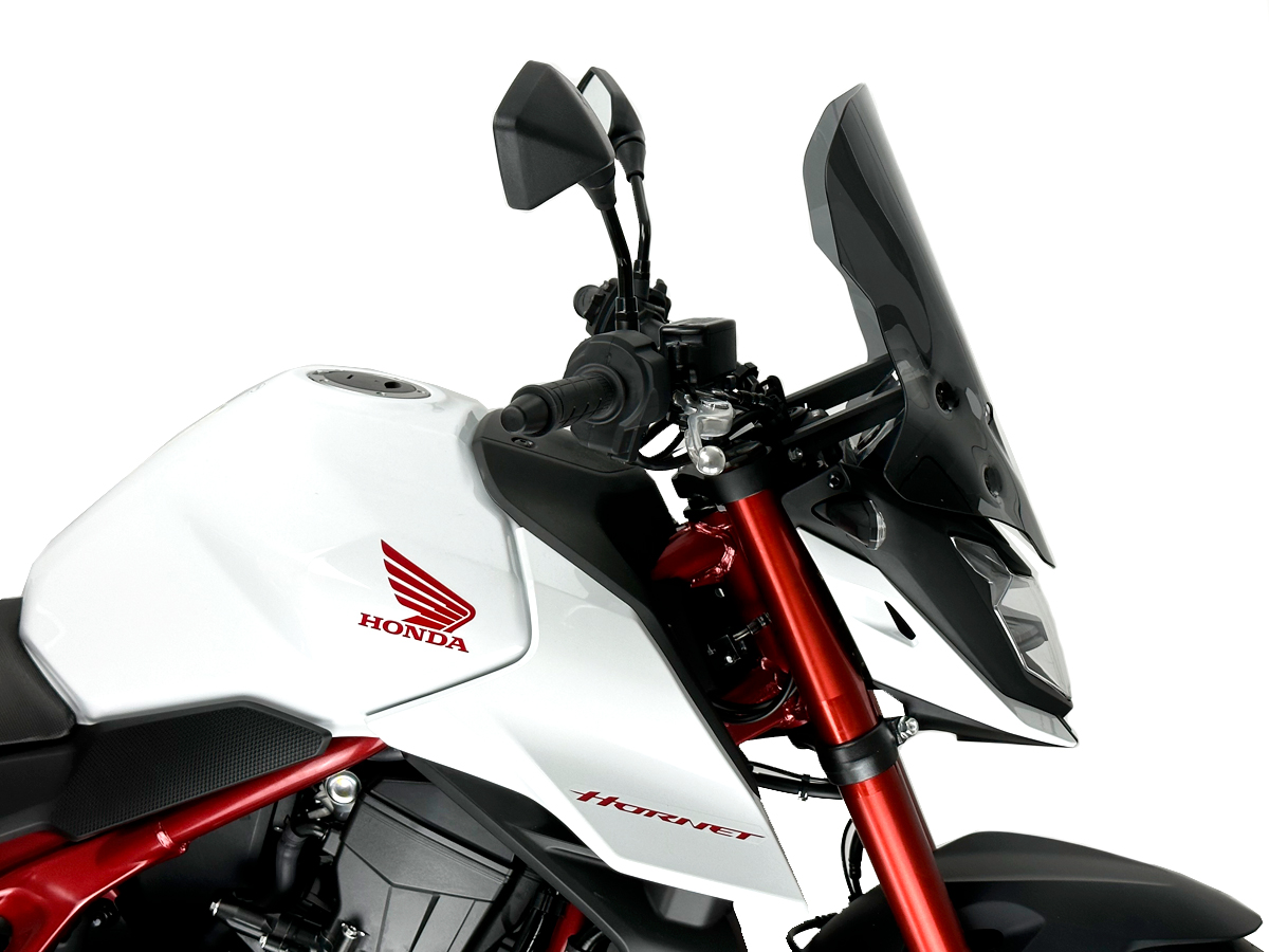 Plexi motocyklu WRS TOURING pro HONDA CB 750 ABS R rok 2023, výška 43 cm, šíře 35 cm, barva tmavě kouřová 