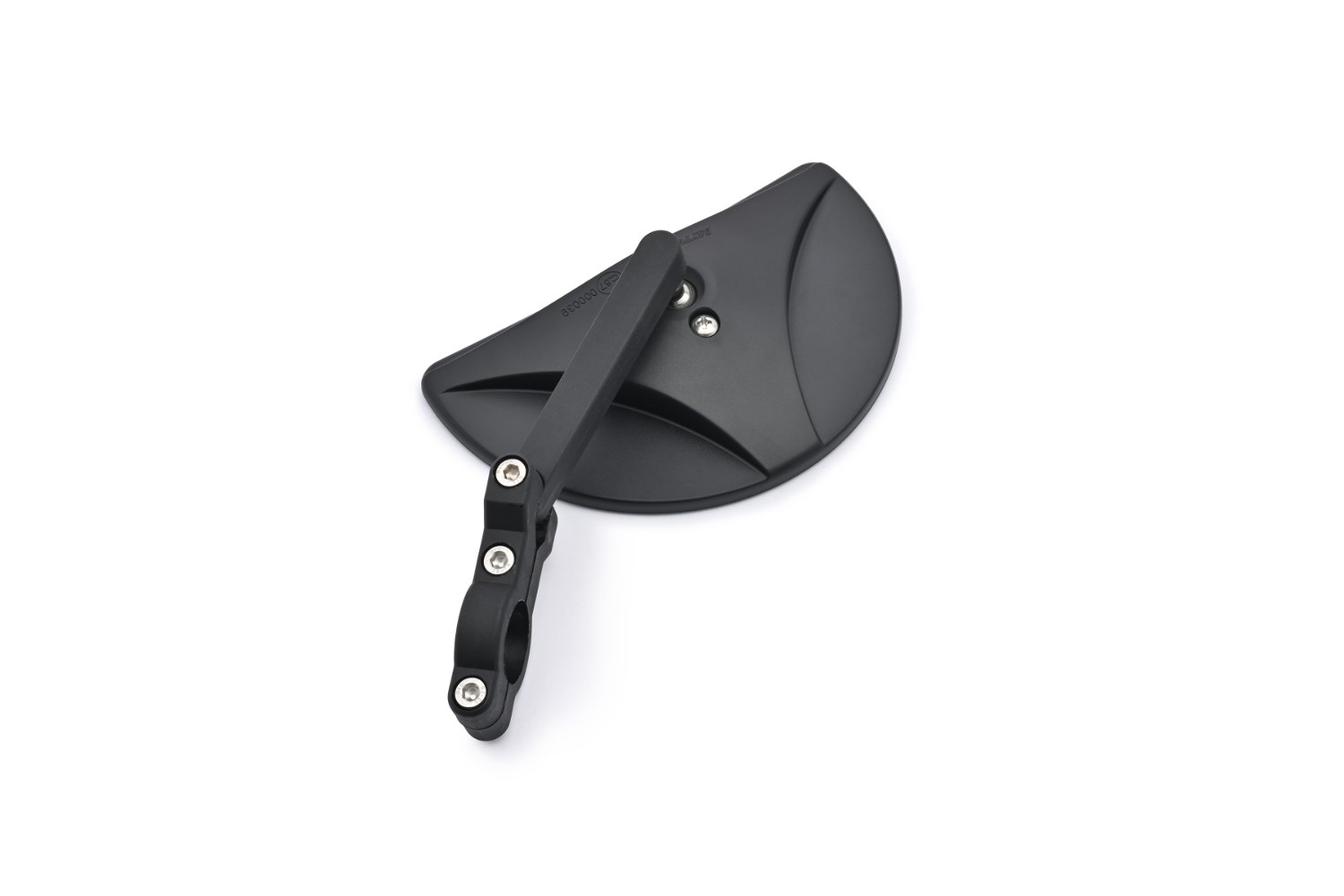 Zpětné zrcátko motocyklu DAYTONA D-MIRROR 19 HALF MOON 81001, barva černá, 1 kus