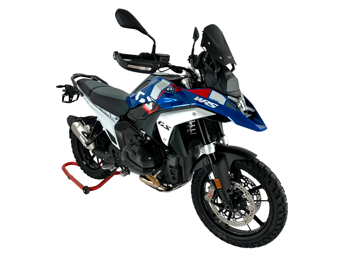 Plexi motocyklu WRS SPORT pro BMW R 1300 GS ABS rok 2023-2024 barva tmavě černá