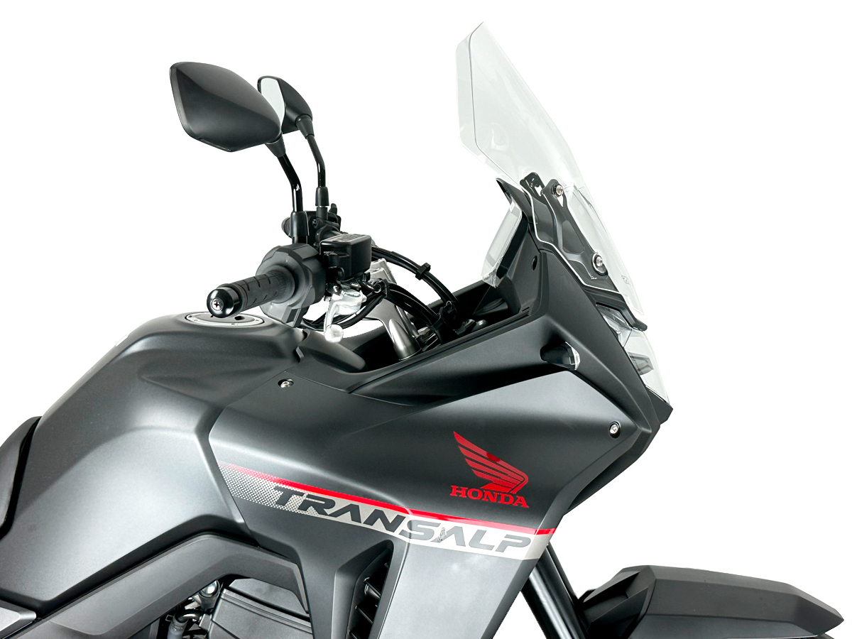 Plexi motocyklu WRS verze TOURING pro HONDA XL 750 TRANSALP ABS rok 2023-2024 barva čirá výška plexi 45,5 cm