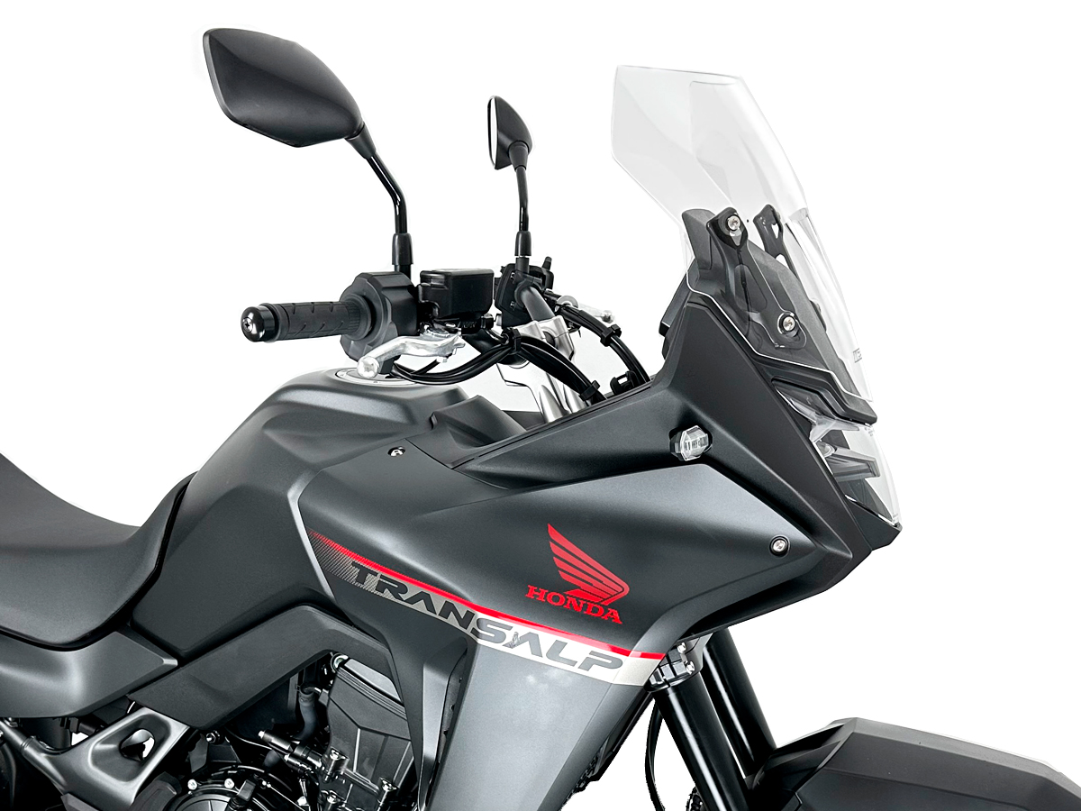 Plexi motocyklu WRS verze SPORT pro HONDA XL 750 TRANSALP ABS rok 2023-2024 barva čirá, výška plexi 35,5 cm
