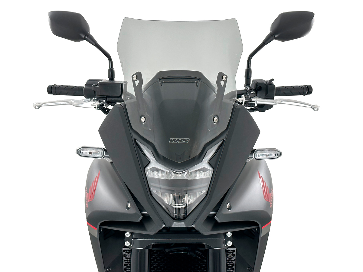 Plexi motocyklu WRS verze SPORT pro HONDA XL 750 TRANSALP ABS rok 2023-2024 barva kouřová, výška plexi 35,5 cm