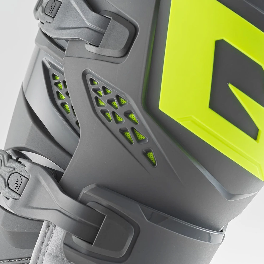 A Motokrosové/enduro boty GAERNE SG 22 barva flou žlutá/šedá/bílá velikost 43