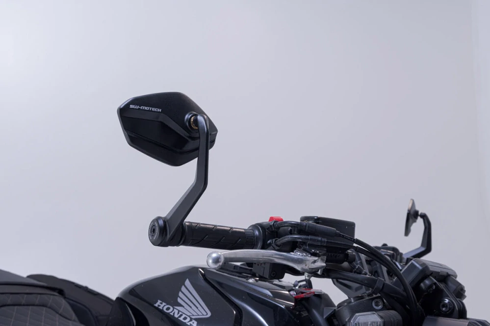 Zpětné zrcátka motocyklu do konců řidítek SW MOTECH  BAR END MIRROR pro Kawasaki Z900 ZR900PA2  rok 2022-2024, pár  