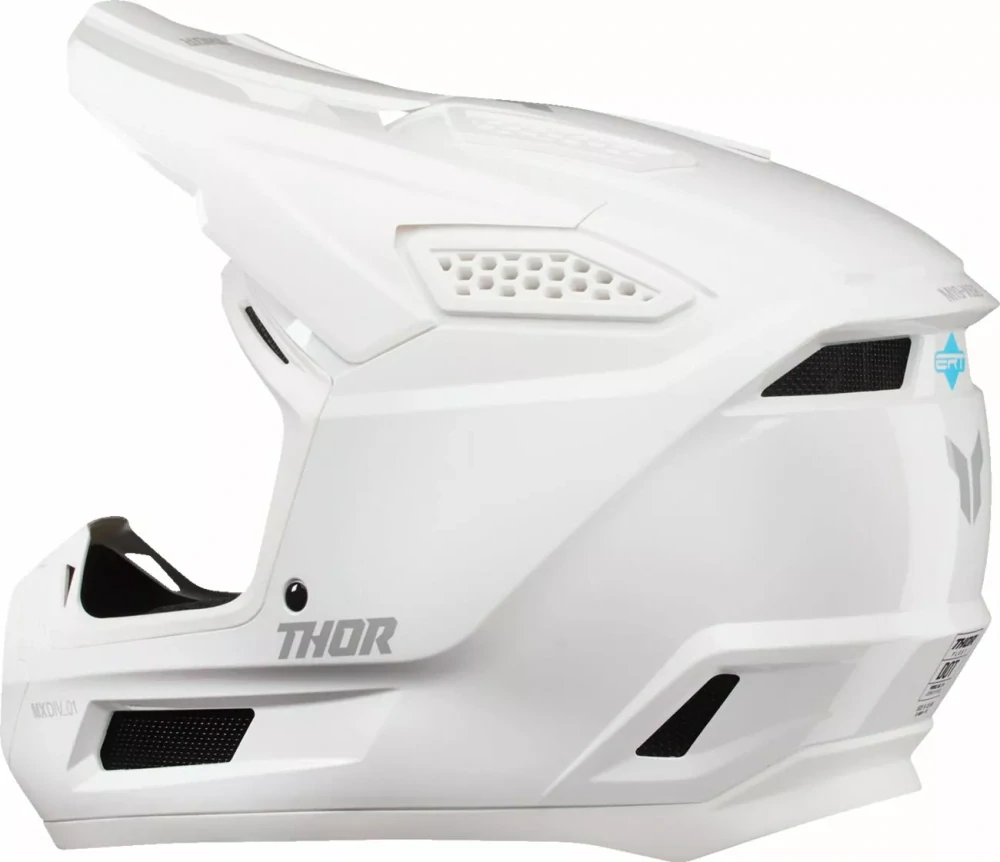 Motokrosová přilba / MX helma THOR FLEET WHITEOUT  barva bílá lesklá