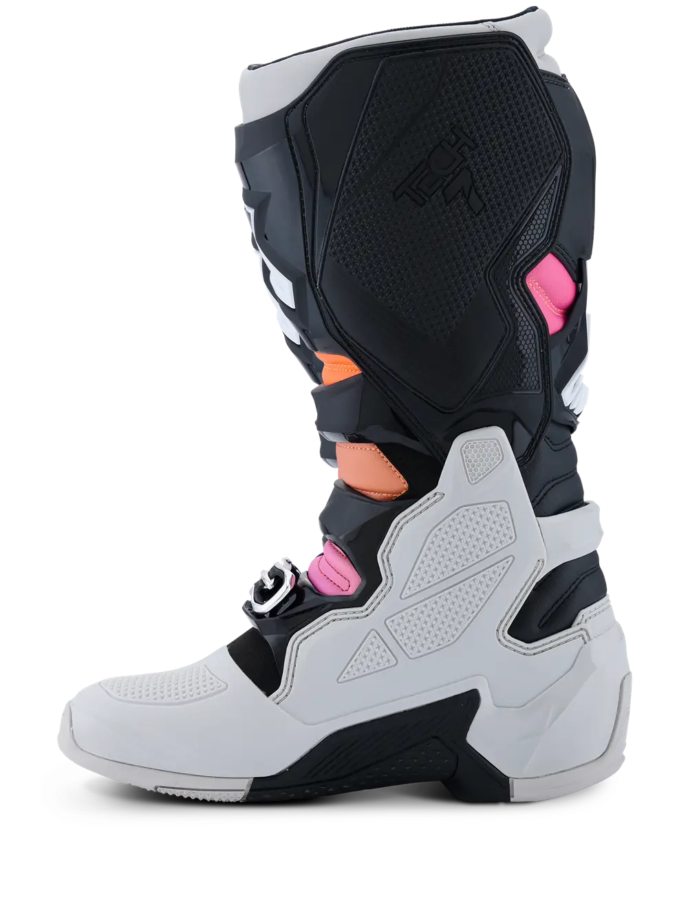 Motokrosové boty / mx obuv ALPINESTARS TECH 7 / 2012025-157 barva černá/oranžová fluo/šedá/magenta 26