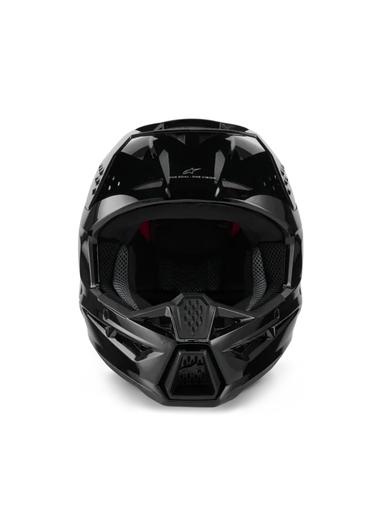 Motokrosová přilba ALPINESTARS SM3 / SM-3 / S-M3 / 8300426-1180 BLACK GLOSS černá lesklá