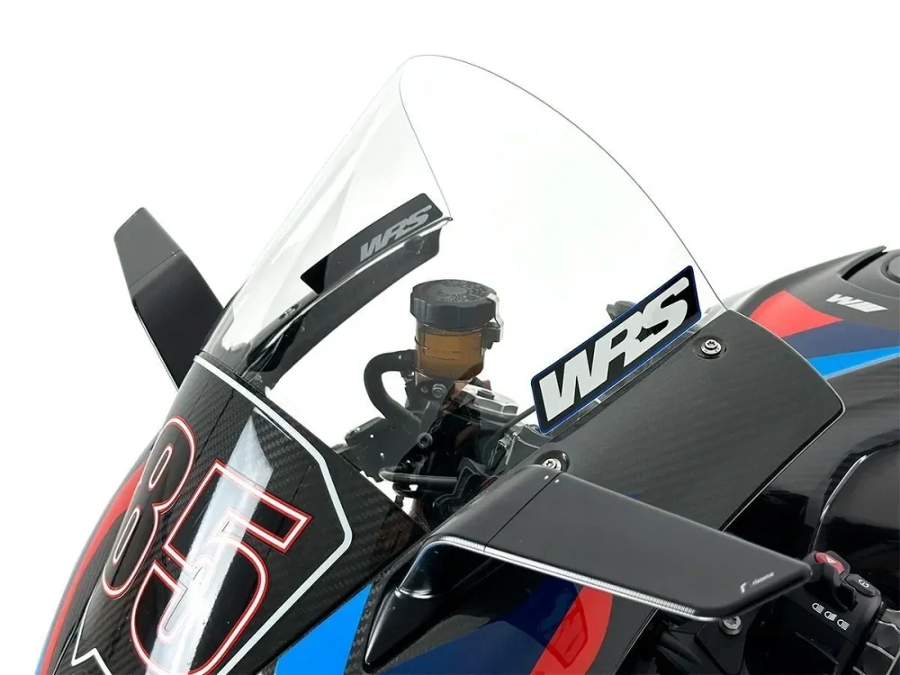 Plexi motocyklu WRS pro BMW M 1000 RR rok 2023-2024 barva čirá verze RACE 